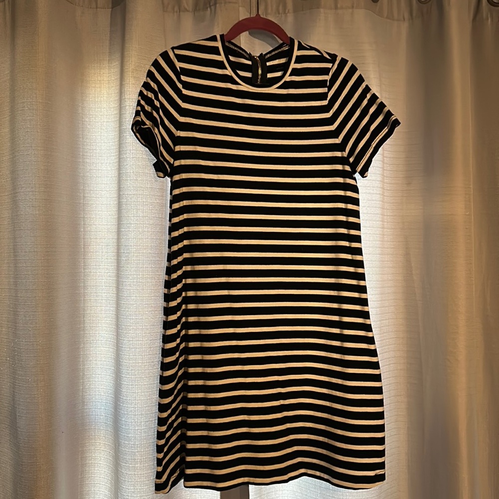 Kate Spade Navy & White t-shirt dress, Sz Large.